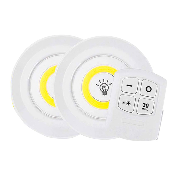 BEYAZ 150 LÜMEN COB LED YUVARLAK ÇİFT AMPÜL KUMANDALI (4812)