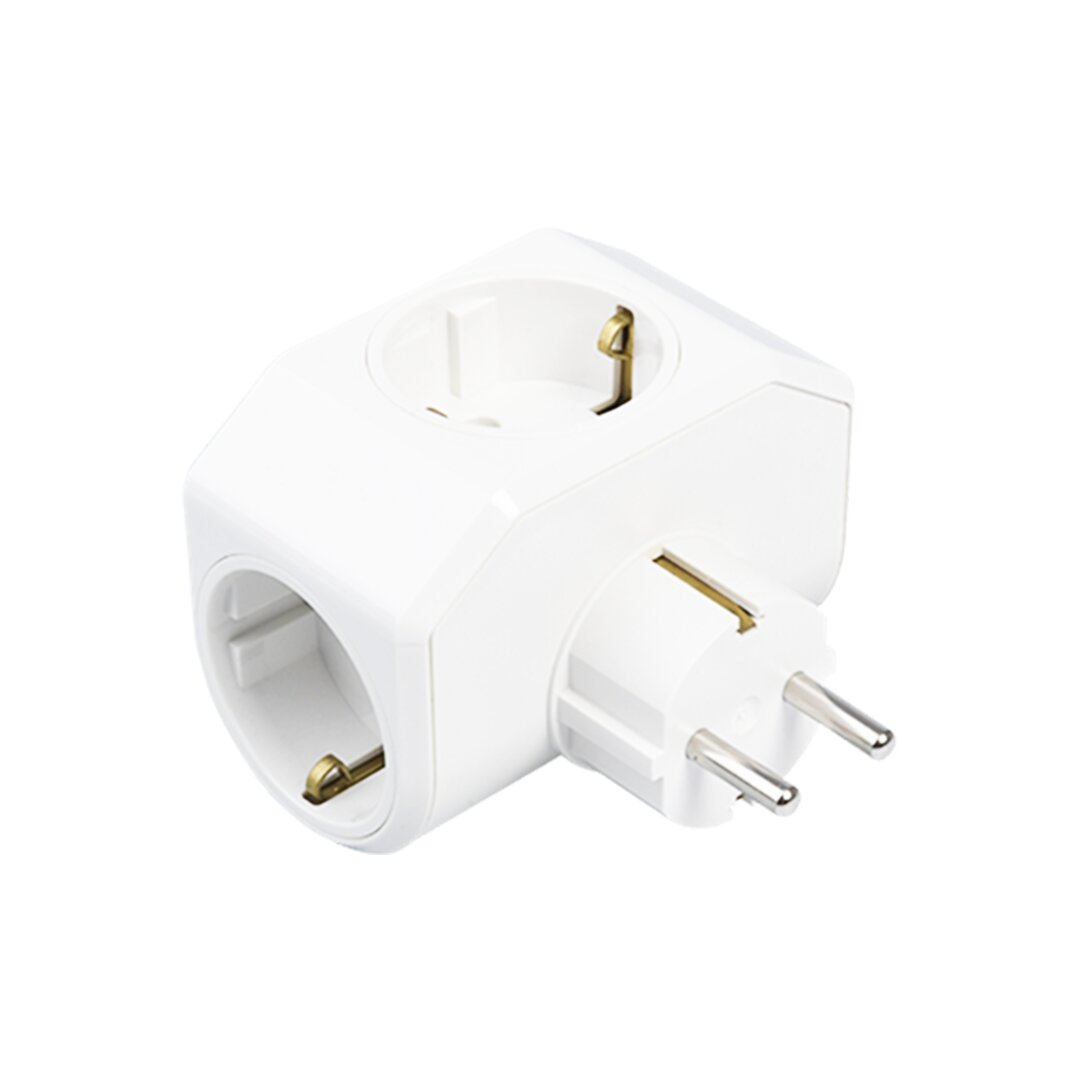 BEYAZ YONCA PLUS 3LÜ TOPRAKLI PRİZ FİŞ 03-ZM (4812)