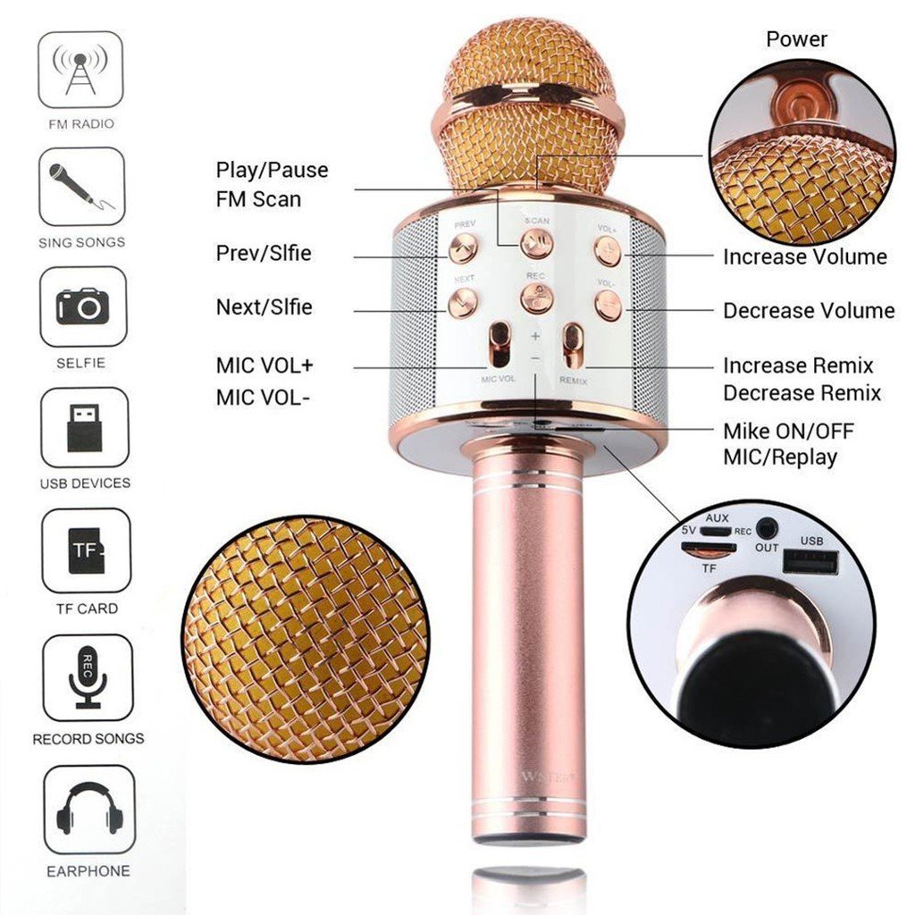 Bluetooth Karaoke Mikrofon (4812) Bluetooth Karaoke Mikrofon (4812)