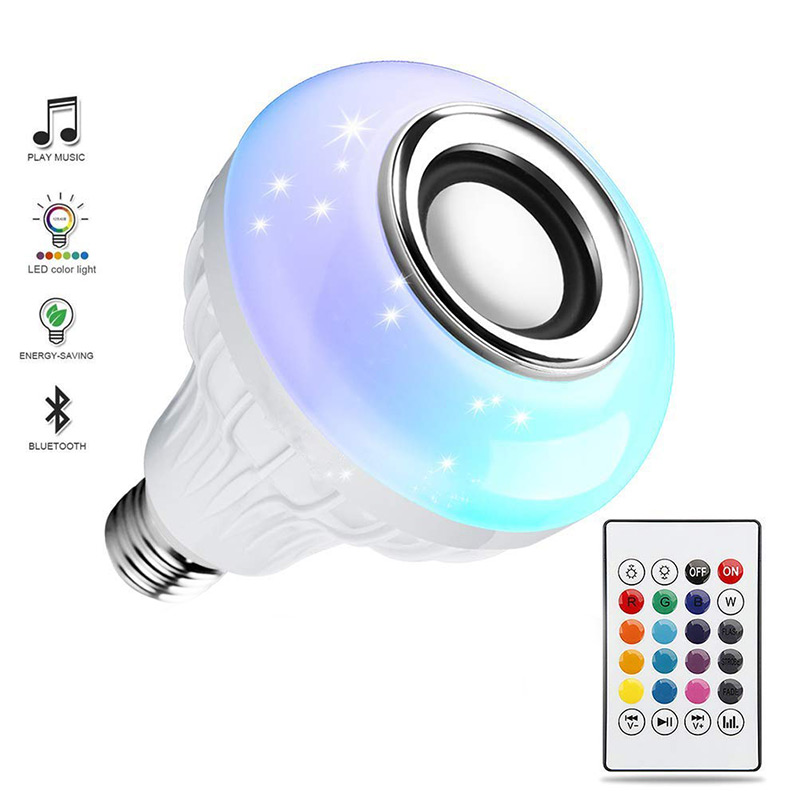 Bluetooth Hoparlör Akıllı Led Ampul Lamba (4812) Bluetooth Hoparlör Akıllı Led Ampul Lamba (4812)