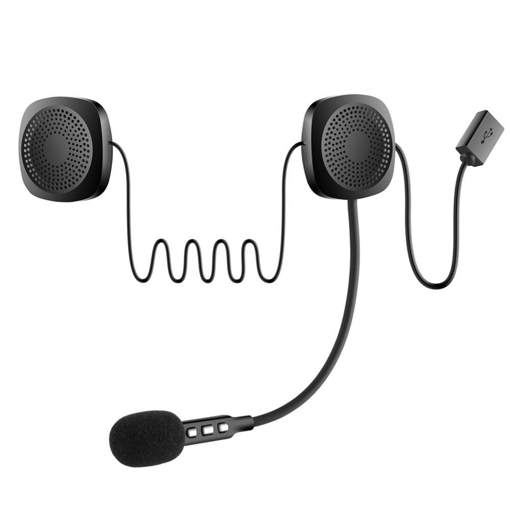 BLUETOOTHLU ŞARJLI KASK İÇİ MOTOSİKLET HOPARLÖR VE MİKROFON SETİ (4812)