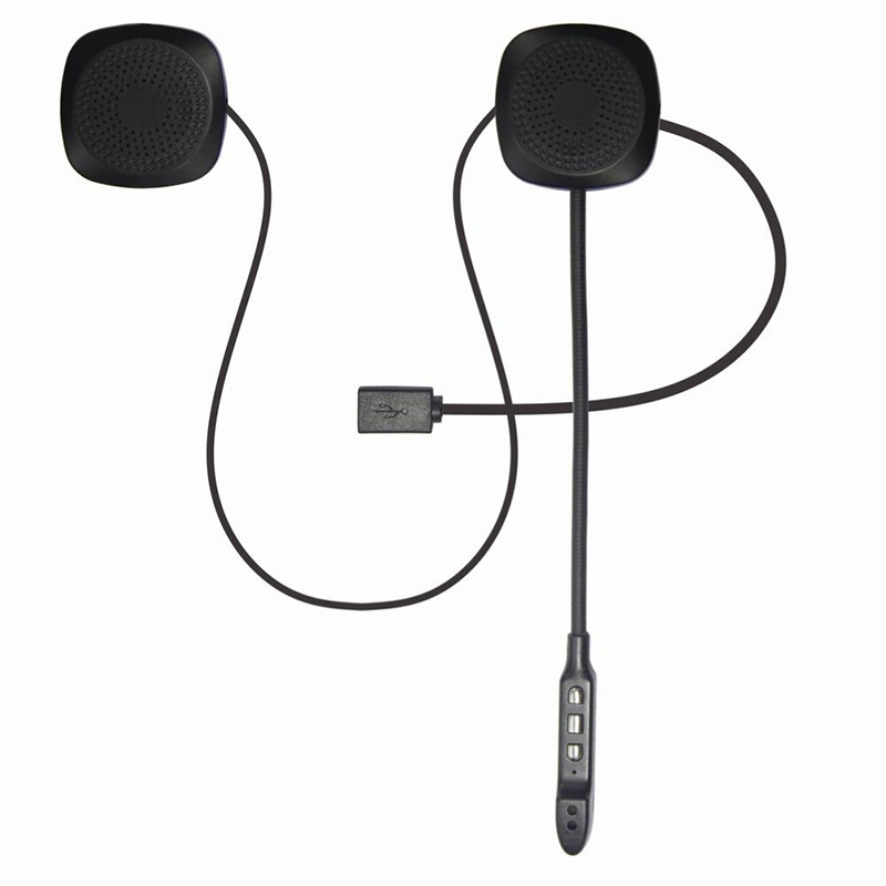 BLUETOOTHLU ŞARJLI KASK İÇİ MOTOSİKLET HOPARLÖR VE MİKROFON SETİ (4812)