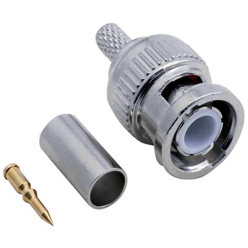 BNC FİŞ ERKEK SIKMALI KONNEKTÖR RG 58 TİP (4812)