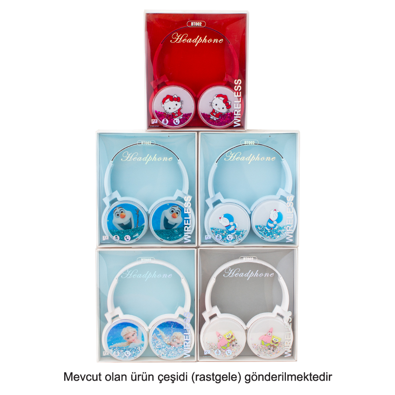 BT-002 KULAKÜSTÜ KABLOSUZ BLUETOOTH HAFIZA KART GİRİŞLİ MICKEY MOUSE KULAKLIK (4812) BT-002 KULAKÜSTÜ KABLOSUZ BLUETOOTH HAFIZA KART GİRİŞLİ MICKEY MOUSE KULAKLIK (4812)