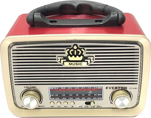 BT USB İBRELİ ŞARJLI RADYO (4812)