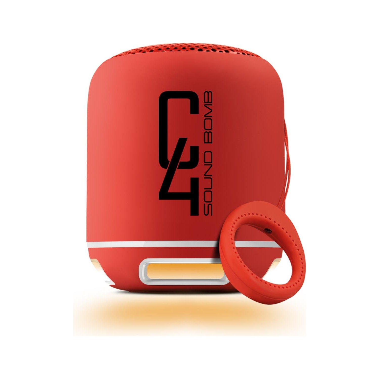 C4 TAŞINABİLİR SESE DUYARLI LED IŞIKLI BLUETOOTH HOPARLÖR SES BOMBASI (4812)