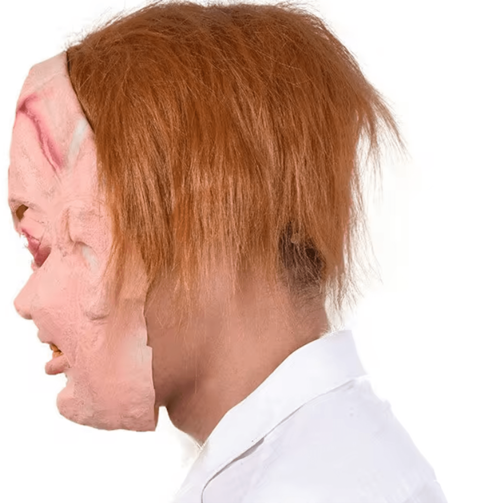 Çaki Maskesi Kahverengi Saçlı Lateks Et Chucky Çaki Maskesi (4812)
