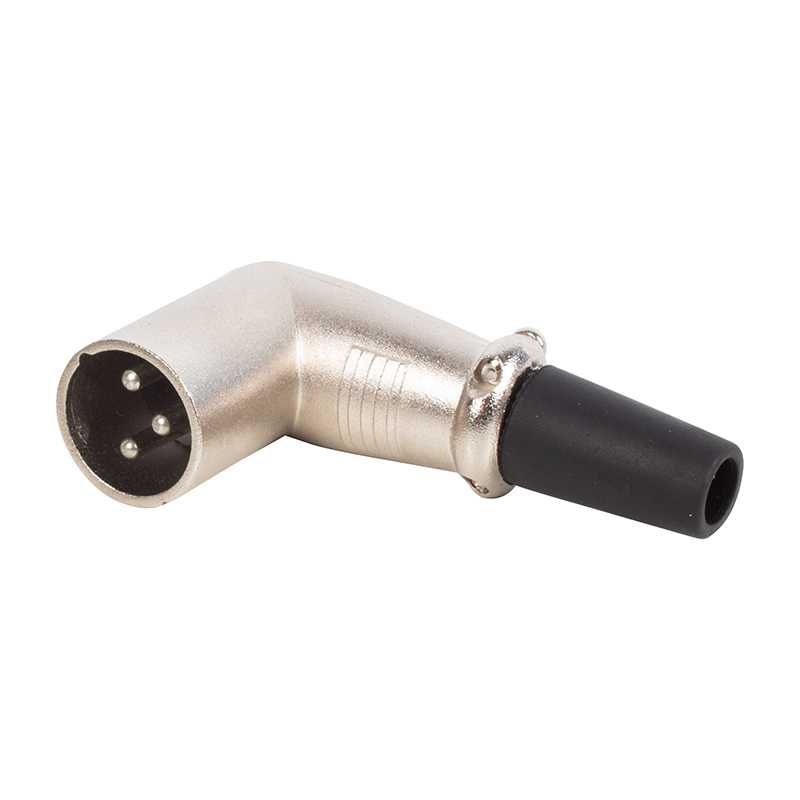 CANON FİŞ ERKEK 90 DERECE L TİP XLR JACK FİŞ (4812)