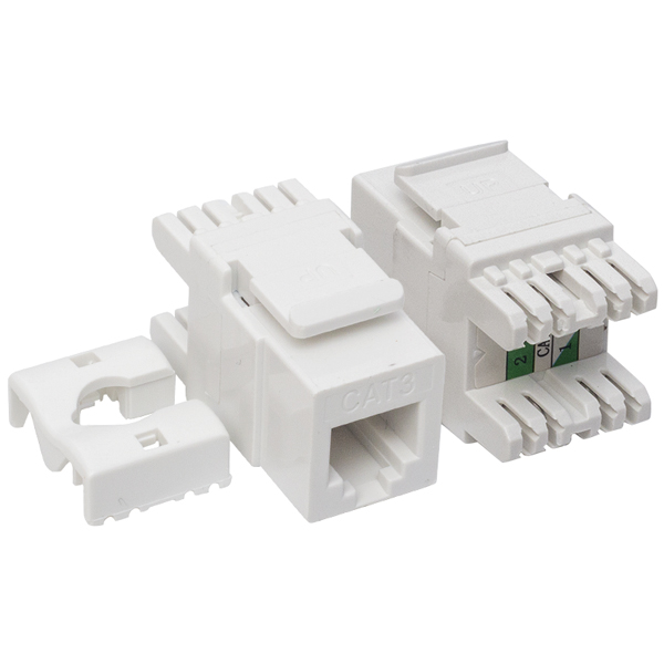 CAT3 ŞASE 6P4C 180 DERECE (KEYSTONE JACK) (4812)