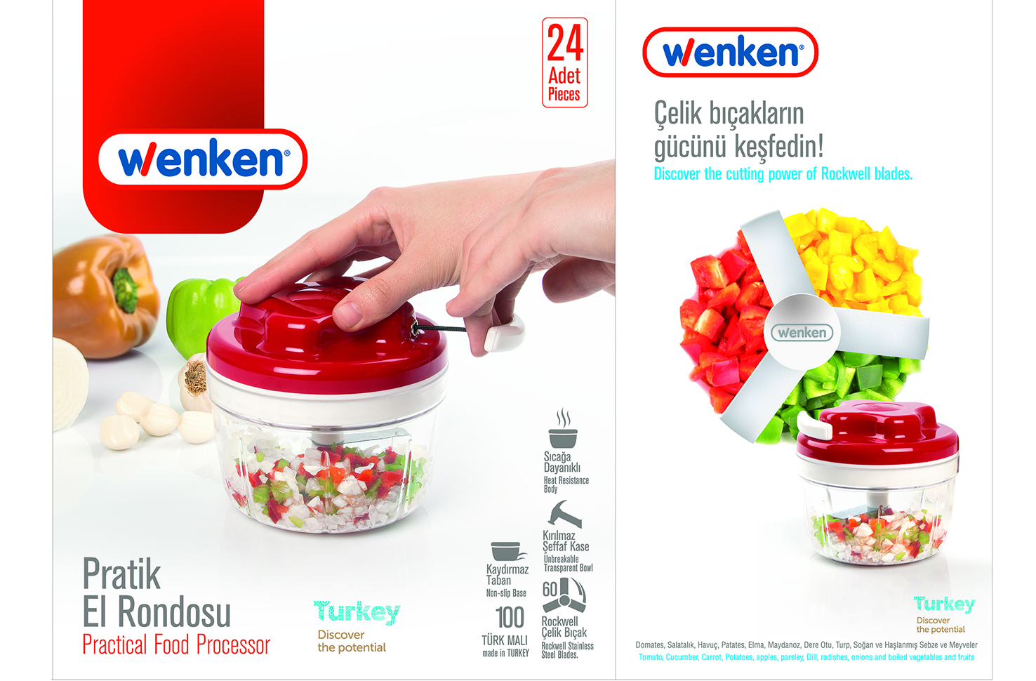 Çek Bırak Pratik Doğrayıcı Rondo (4812) Çek Bırak Pratik Doğrayıcı Rondo (4812)