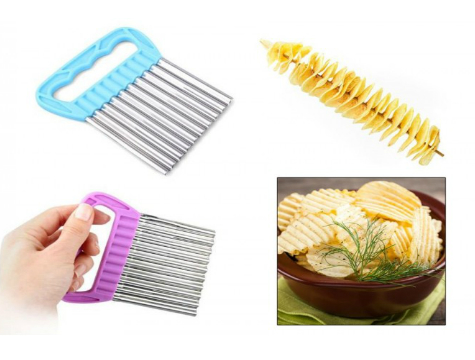 Chips Chopper Şekilli Sebze ve Meyve Dilimleyici (4812)