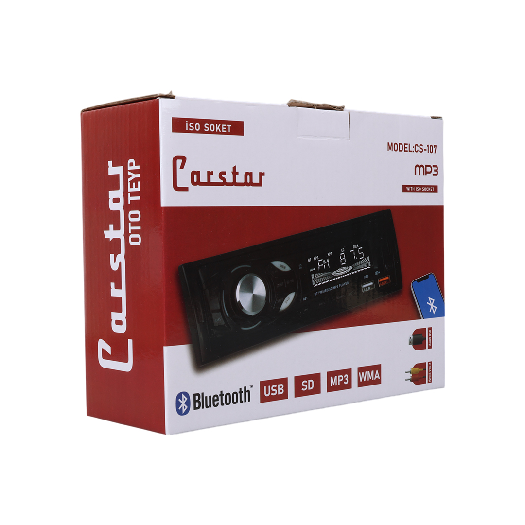 ÇİFT USB/SD/FM/AUX/BLUETOOTH KUMANDALI OTO TEYP 4X60 WATT CS-107 (4812) ÇİFT USB/SD/FM/AUX/BLUETOOTH KUMANDALI OTO TEYP 4X60 WATT CS-107 (4812)