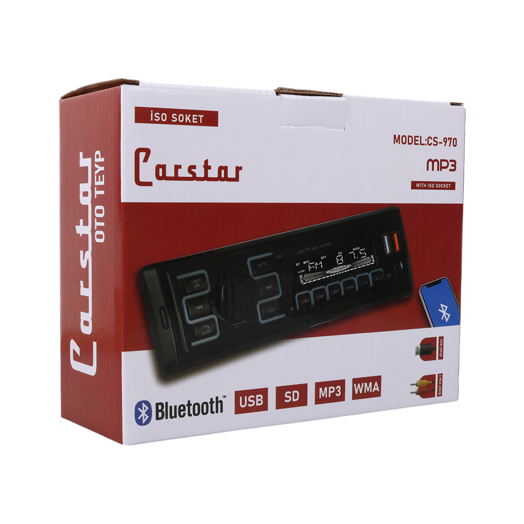 ÇİFT USB/SD/FM/AUX/BLUETOOTH KUMANDALI OTO TEYP 4X60 WATT CS-970 (4812) ÇİFT USB/SD/FM/AUX/BLUETOOTH KUMANDALI OTO TEYP 4X60 WATT CS-970 (4812)