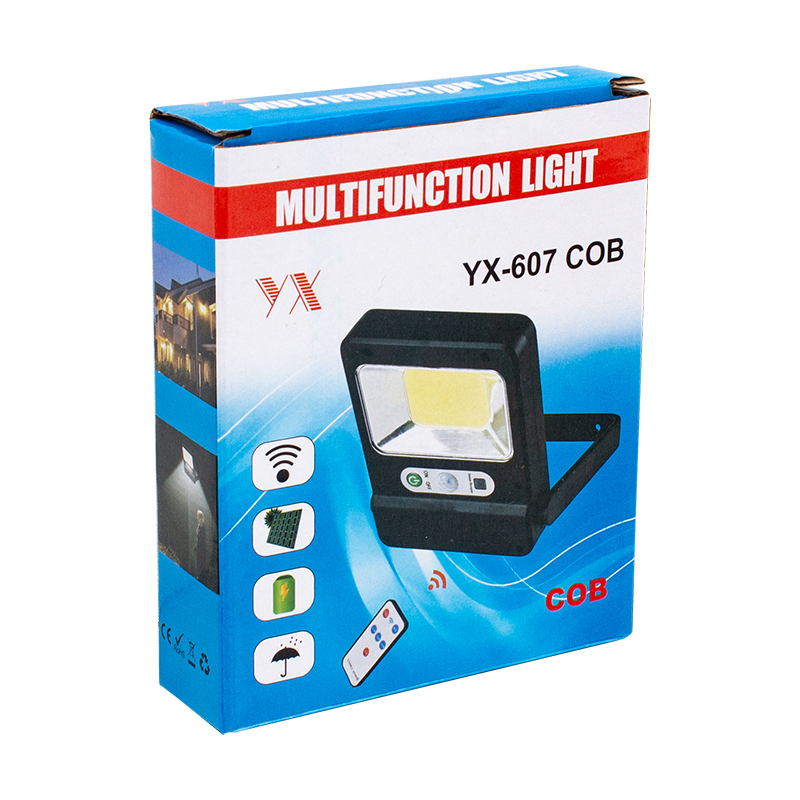 COB LEDLİ SOLAR PANELLİ ÇOK FONKSİYONLU LAMBA (4812)