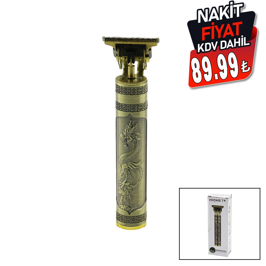 COBRA SERİSİ   T BIÇAK   USB ŞARJLI   ENSE ÇİZİM - SAÇ SAKAL KESME  TRAŞ MAKİNESİ  1200mAh  RC-T99 (4812)