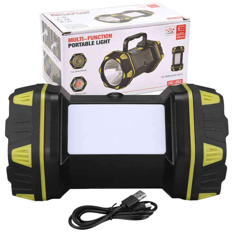 ÇOK FONKSİYONLU 3IN1 TAŞINABİLİR IŞILDAK HC-262 (4812)