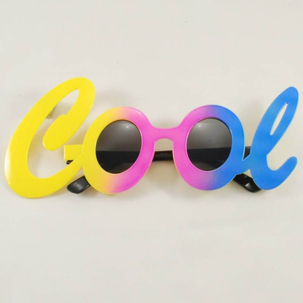 Cool Yazılı Rengarenk Parti Gözlüğü 21x8 cm (4812)