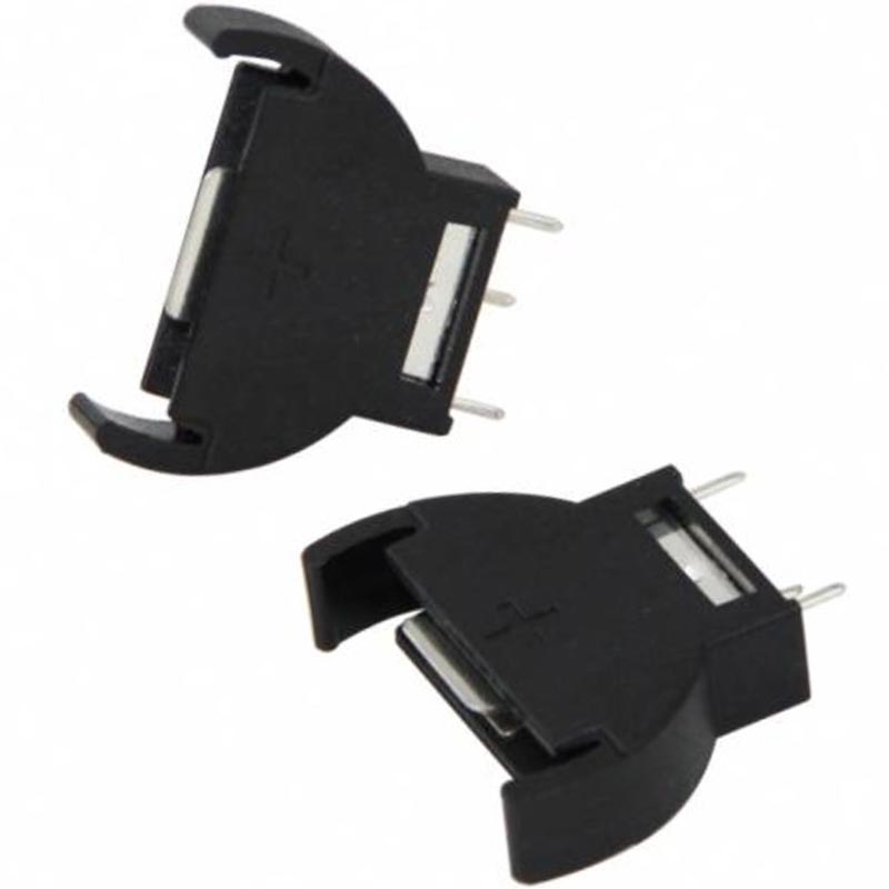 CR2032 TİPİ DİKEY PİL YUVASI (CR2032-180) (4812)