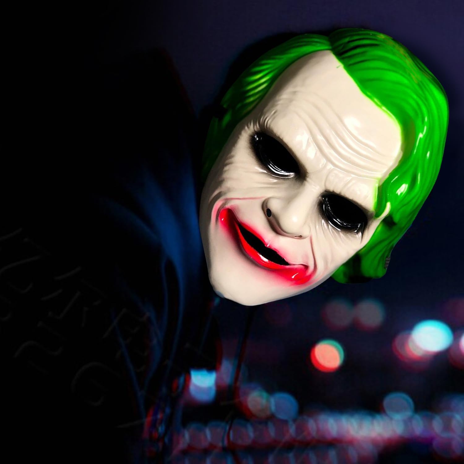 The Dark Knight Joker Maskesi Yeşil (4812)