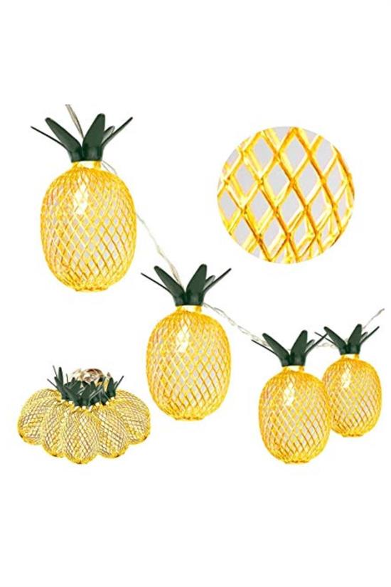 Dekoratif Pilli Pineapple Ananas Pilli Şerit Led Işık (1 Metre) (4812)