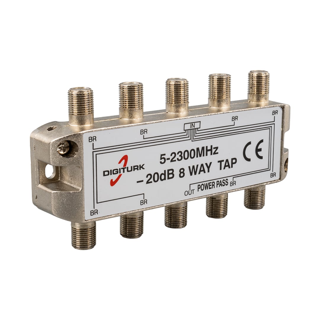 DIGITURK 5-2150 MHZ 20DB 8 YOLLU TAP SWITCH 1/8 SPLITTER (4812) DIGITURK 5-2150 MHZ 20DB 8 YOLLU TAP SWITCH 1/8 SPLITTER (4812)