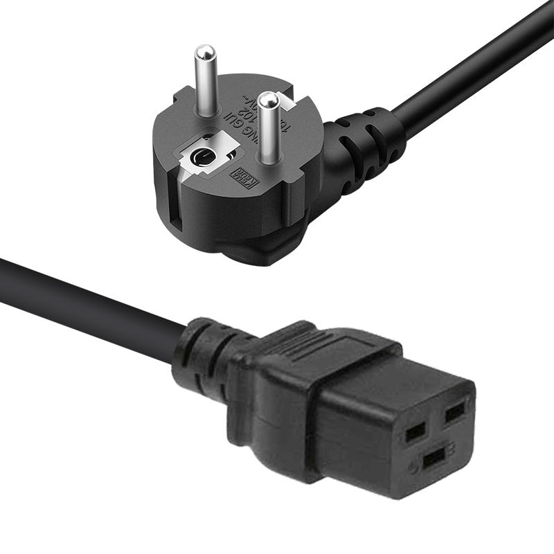 DİKDÖRTGEN GİRİŞLİ 1.8 METRE C19 POWER KABLO (4812)