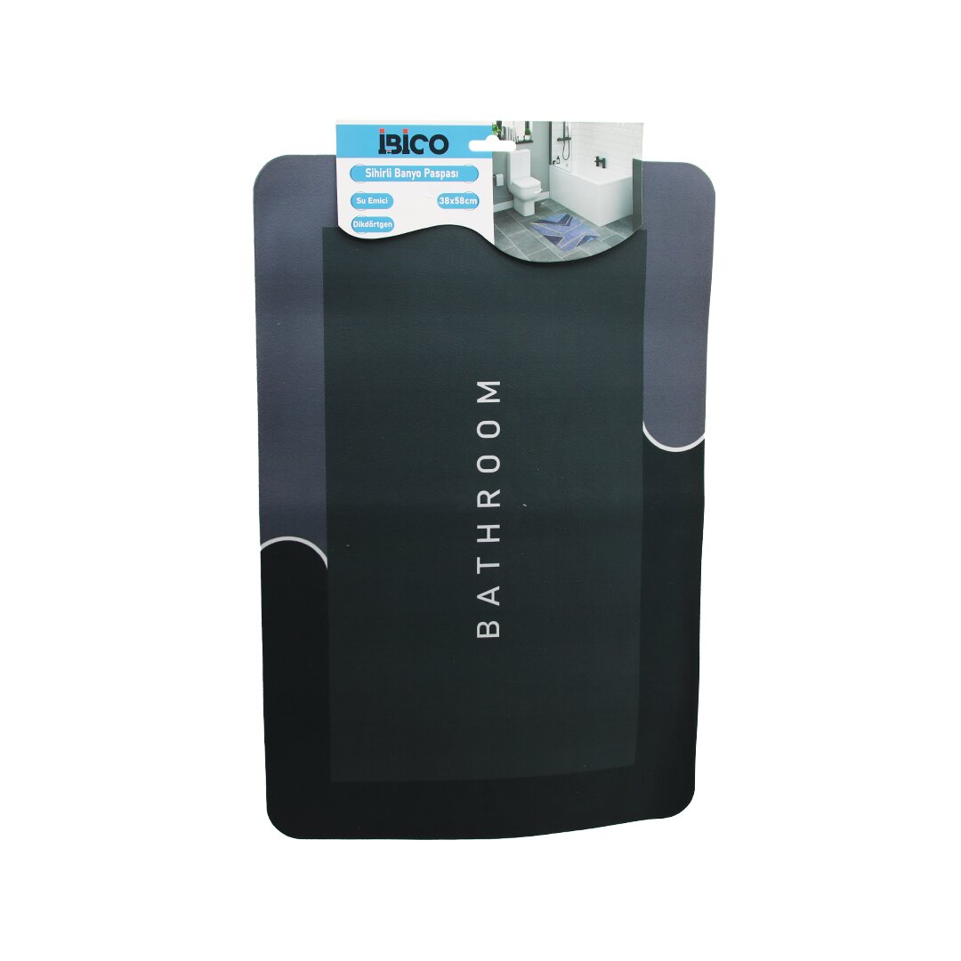 DİKDÖRTGEN   38X58CM   SU EMİCİ - SİHİRLİ  BANYO PASPASI  ELASTİK (4812)