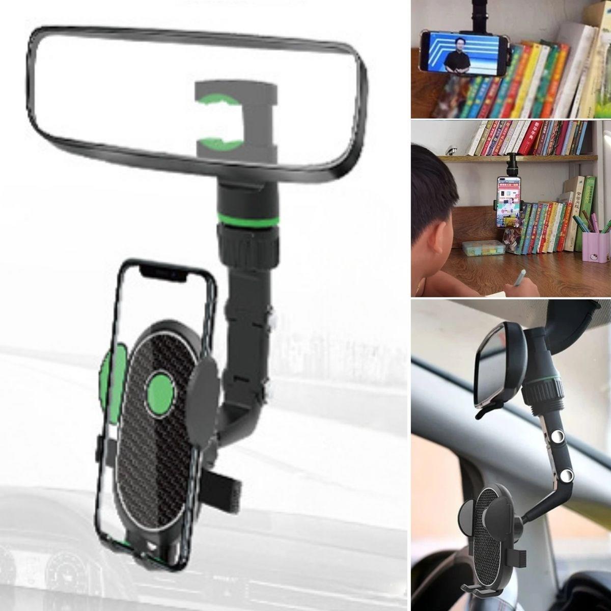 Dikiz Aynasına Takılabilen Eklemli Telefon Tutucu Aparat (4812)