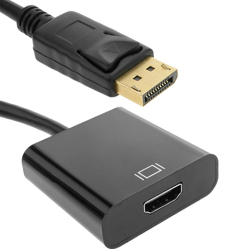 DISPLAY PORT TO HDMI DİŞİ 10 CM ÇEVİRİCİ KABLO (4812)
