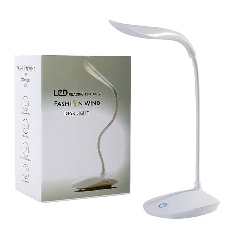 DOKUNMATİK TUŞLU 14 LEDLİ ŞARJLI 5V 500MAH PORTATİF MASA LAMBASI (4812)