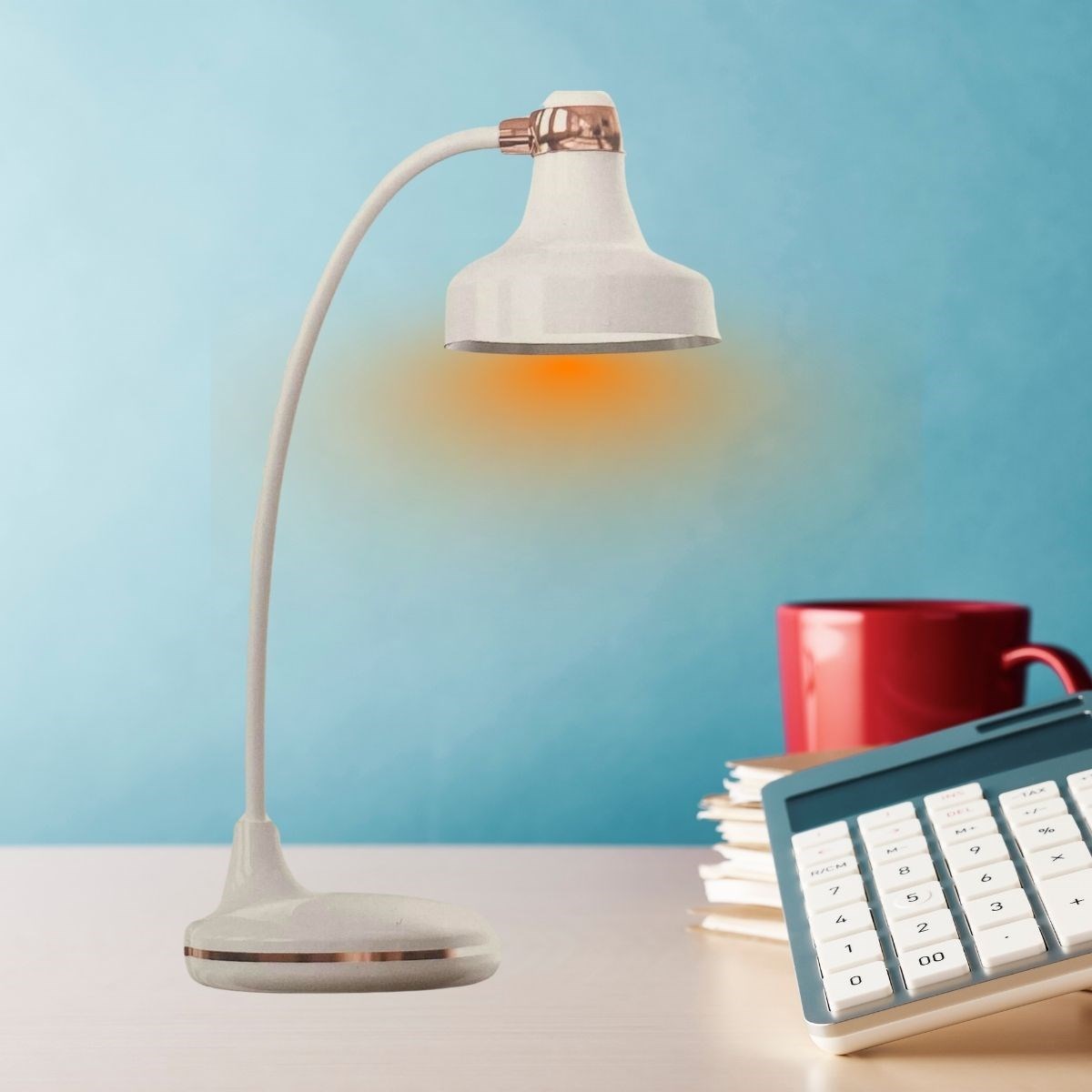 Dokunmatik 3 Farklı LED Işıklı Çalışma Masası Üstü Lamba (4812) Dokunmatik 3 Farklı LED Işıklı Çalışma Masası Üstü Lamba (4812)