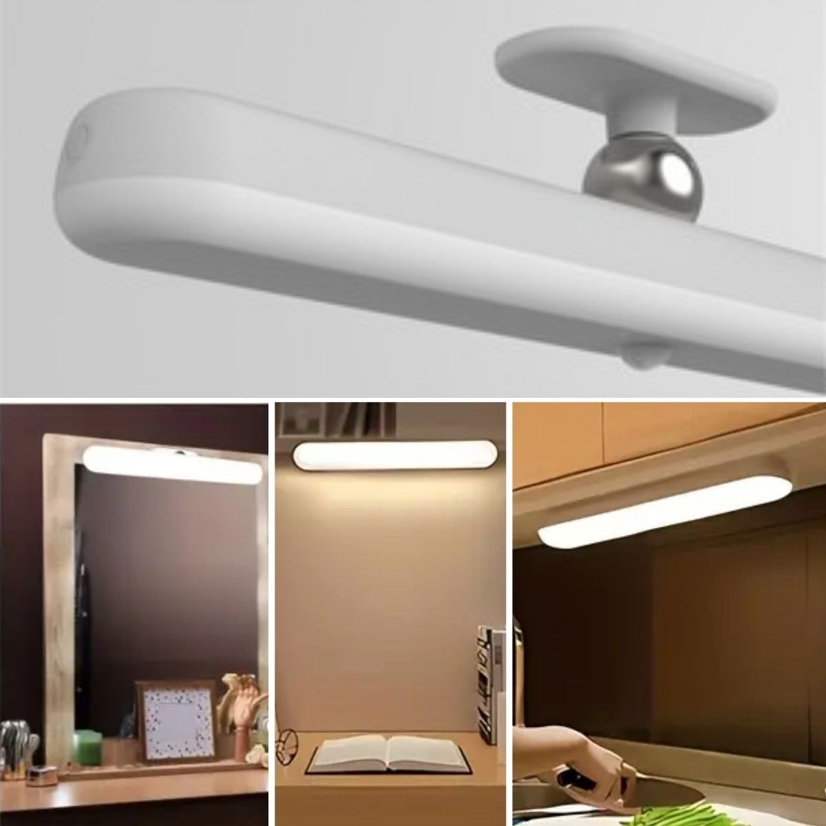 Dokunmatik USB İle Şarj Olabilen 27 cm Led Aydınlatma Makyaj Aynası Işığı (4812) Dokunmatik USB İle Şarj Olabilen 27 cm Led Aydınlatma Makyaj Aynası Işığı (4812)