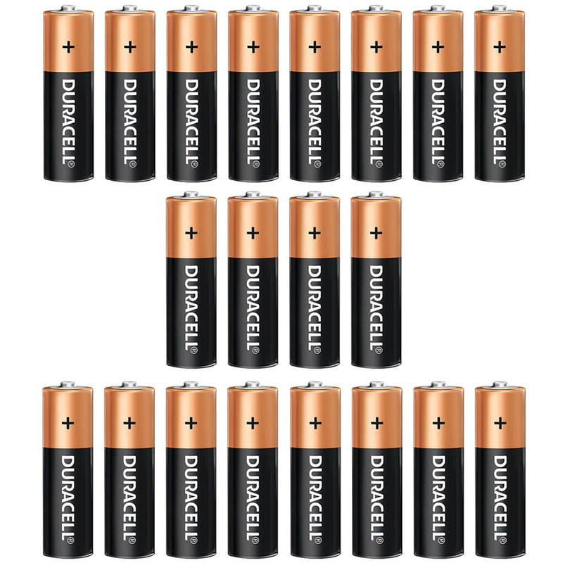 DURACELL LR6/MN1500 1.5V ALKALİN AA KALEM PİL 20Lİ KARTELA PAKET FİYAT (2Lİ YIRTMALI) (4812)