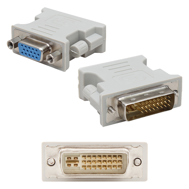 DVI TO VGA DÖNÜŞTÜRÜCÜ (DVI ERKEK VGA DİŞİ) DVI 24+5 PİN (4812)