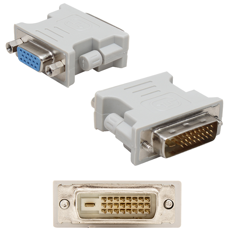 DVI TO VGA DÖNÜŞTÜRÜCÜ(DVI ERKEK VGA DİŞİ) DVI 24+1 (4812)