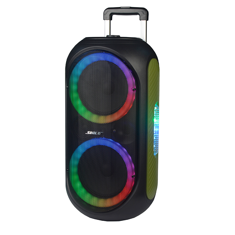 EL MİKROFONLU KUMANDALI USB+SD+BT TAŞINABİLİR HOPARLÖR SL-2012 (4812)
