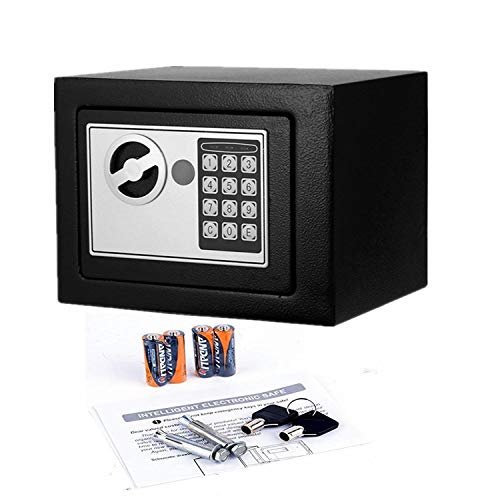 Elektronik Tuşlu Çelik Para Kasası Siyah (4812) Elektronik Tuşlu Çelik Para Kasası Siyah (4812)