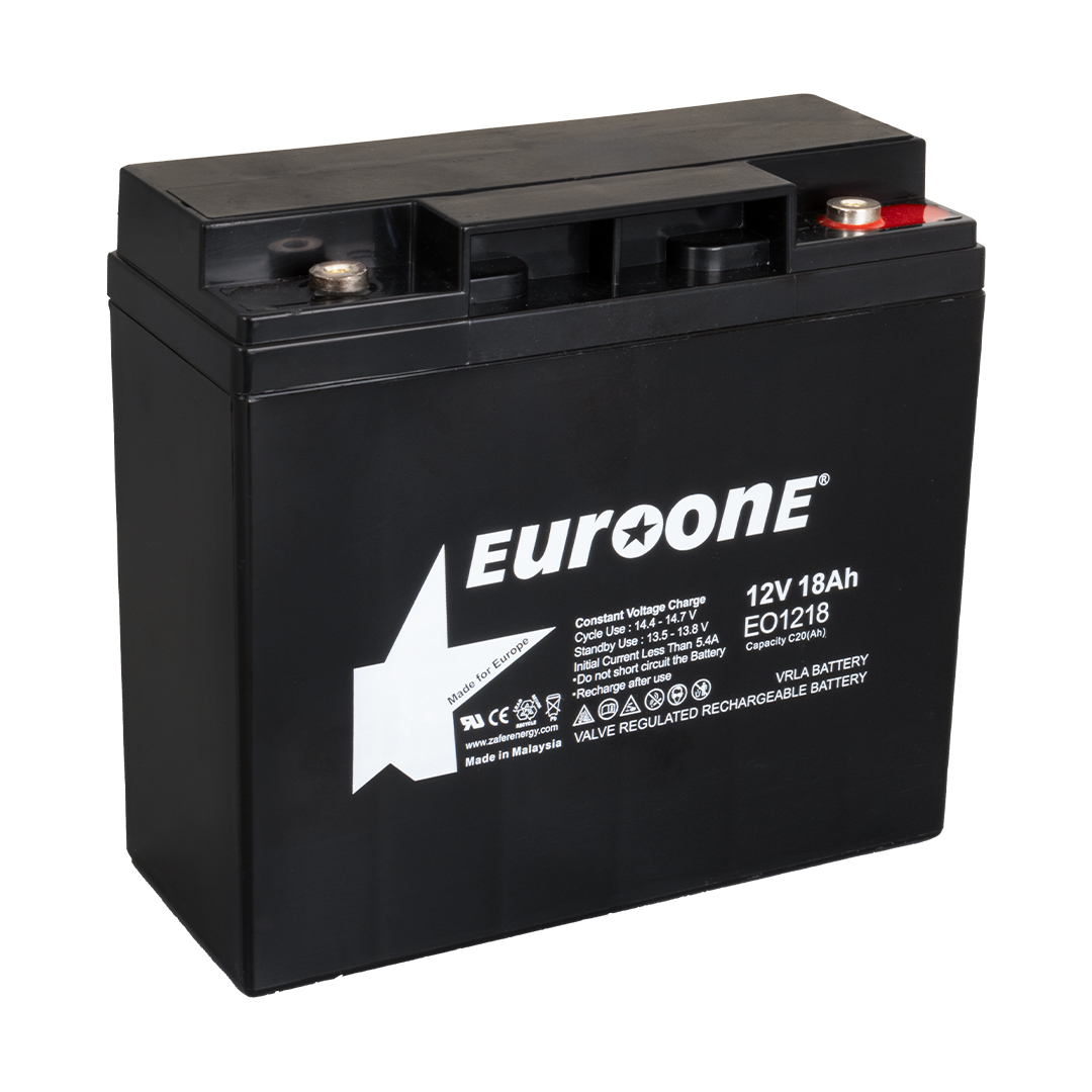 EUROONE EO1218 12 VOLT - 18 AMPER AKÜ (181 X 76 X 167 MM) (4812)