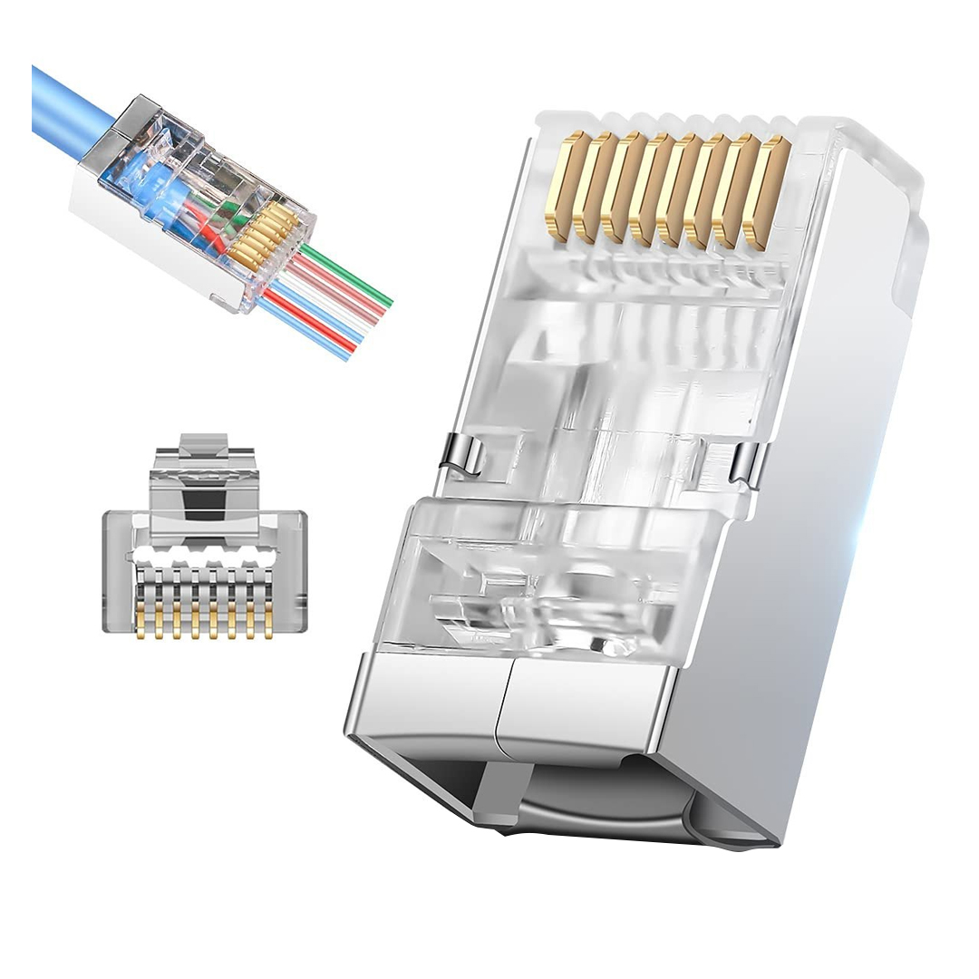 EZ PLUG YENİ NESİL CAT7 8P/8C AÇIK UÇLU SOKET TEKLİ (4812)