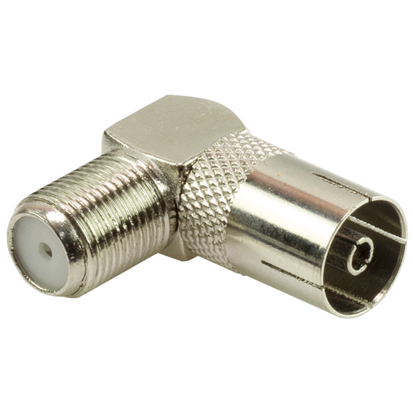 F KONNEKTÖR DİŞİ / 60 OHM DİŞİ L TİP ÇEVİRİCİ (4812)