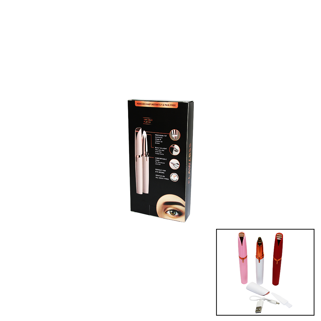 FLAWLBSS USB ŞARJLI KALEM MODELİ KAŞ BURUN YANAK KIL MAKİNESİ (4812)