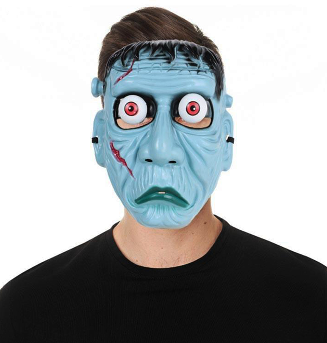 Frankenstein Temalı Sallanan Oynar Gözlü Maske (4812) Frankenstein Temalı Sallanan Oynar Gözlü Maske (4812)