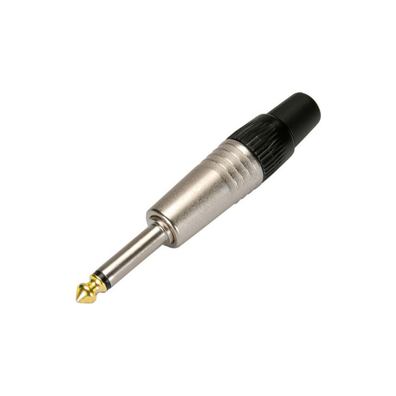 GİTAR JACK FİŞ 6.3 MM MONO METAL SİYAH*KIRMIZI (4812)