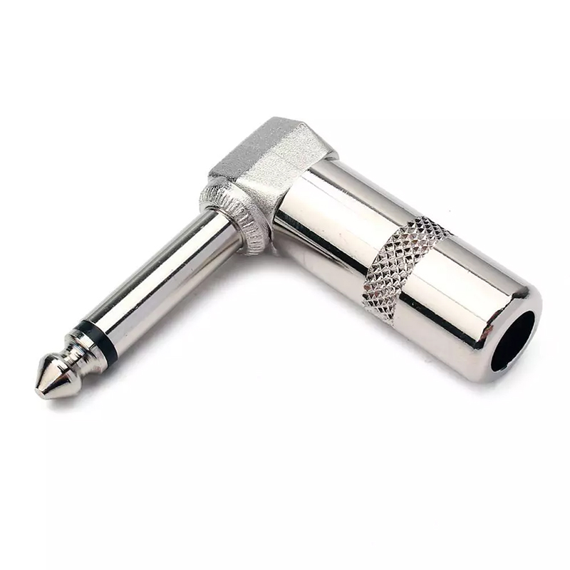 GİTAR JACK 6.3 MM MONO L TİP METAL JACK (4812)