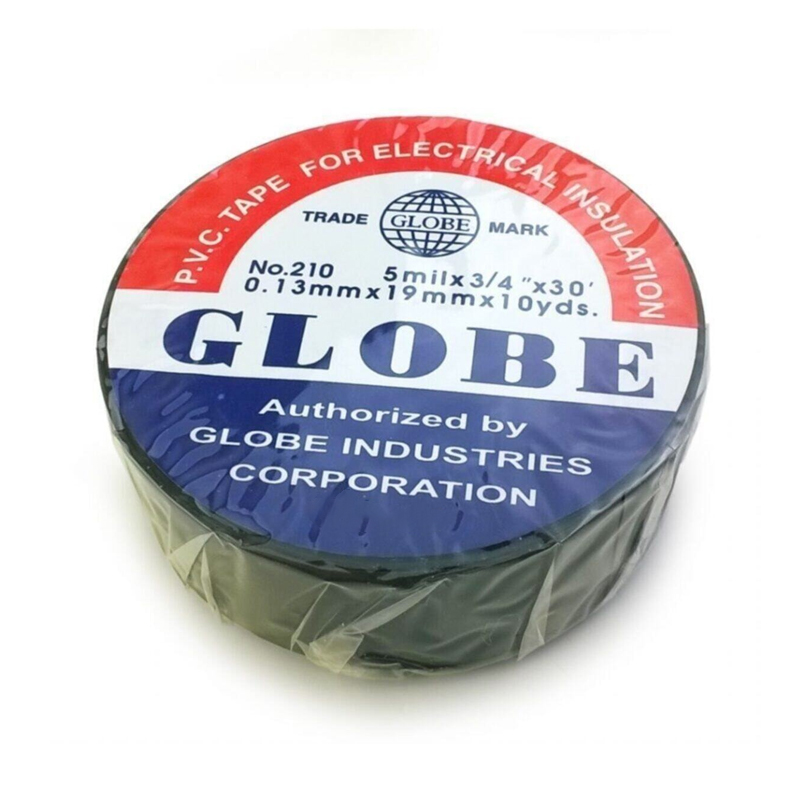 GLOBE İZOLE BANT SİYAH 10LUK 0.13MMX19MM (4812) GLOBE İZOLE BANT SİYAH 10LUK 0.13MMX19MM (4812)