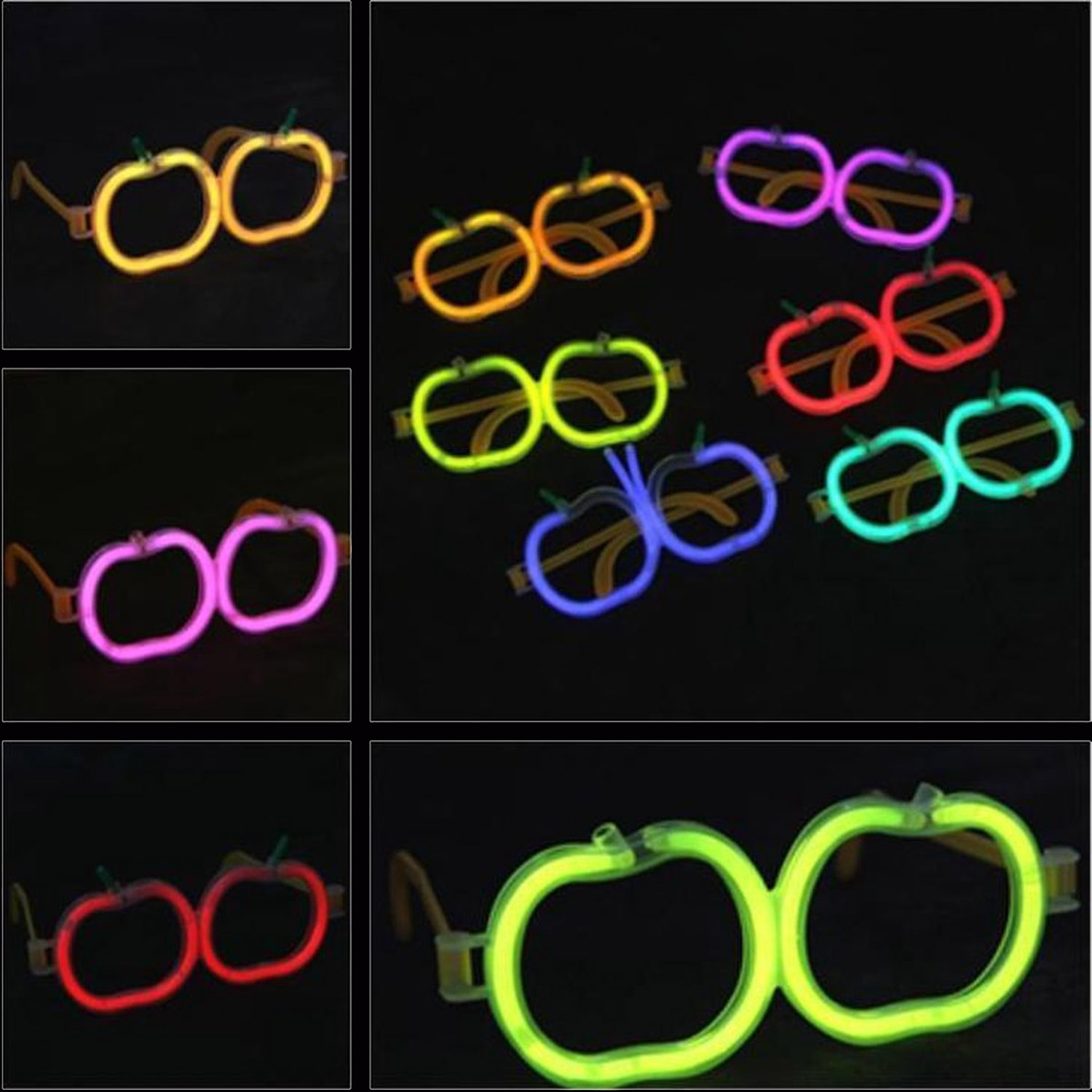 Glow Stick Elma Gözlük - Glow Partisi Gözlüğü - Glow Stick Gözlük 12 Adet (4812) Glow Stick Elma Gözlük - Glow Partisi Gözlüğü - Glow Stick Gözlük 12 Adet (4812)