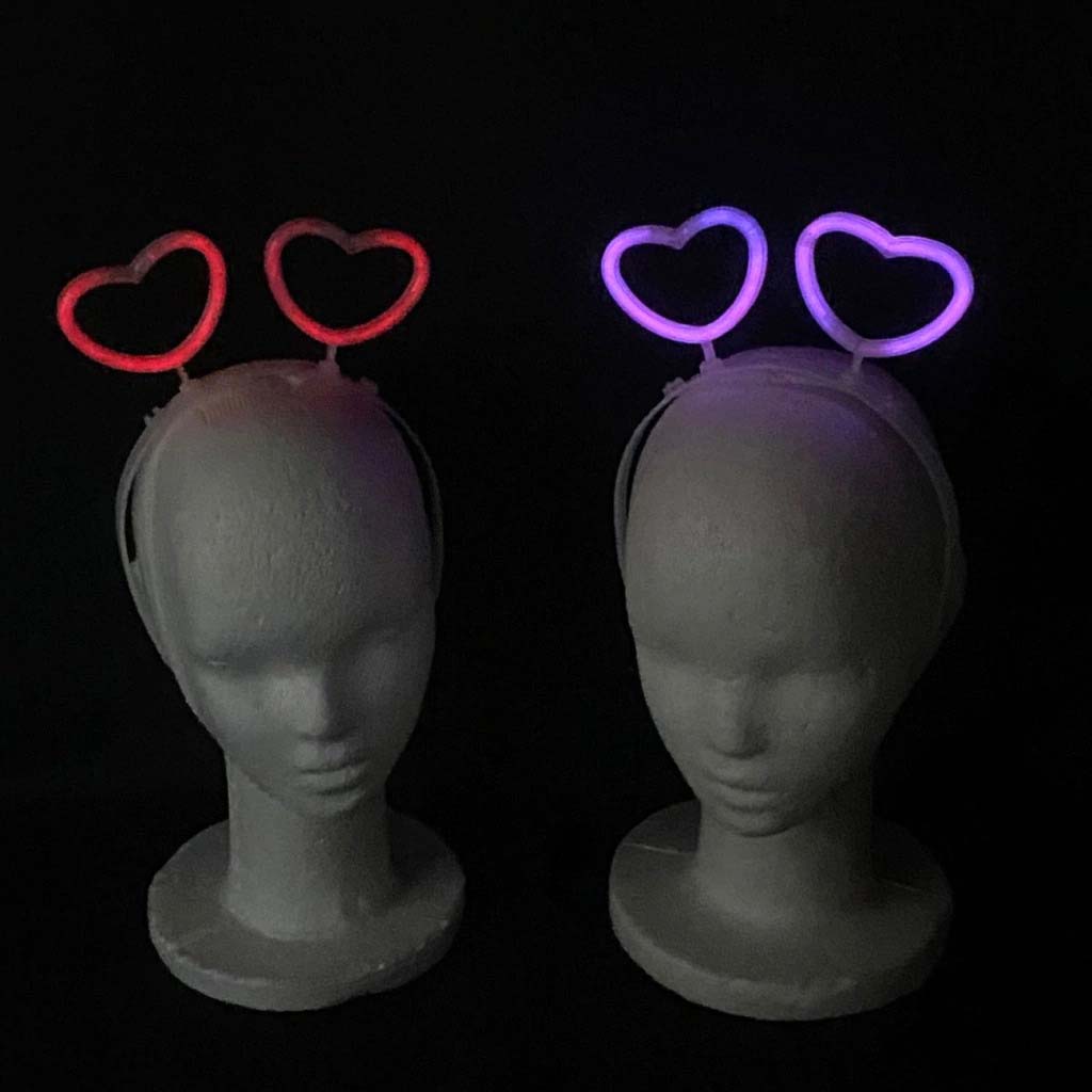 Glow Stick Karanlıkta Yanan Fosforlu Kalp Taç 12 Adet (4812) Glow Stick Karanlıkta Yanan Fosforlu Kalp Taç 12 Adet (4812)