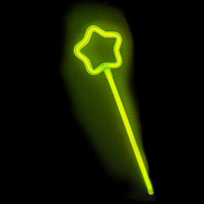 Glow Yıldız Asa Kırılınca Yanan Yıldız Çubuklar 6 Renk 6 Adet (4812)