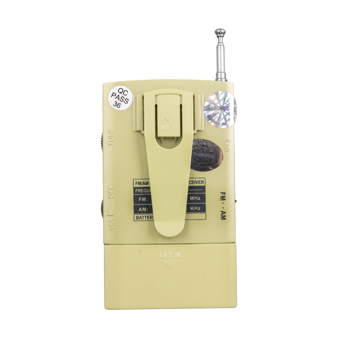 GOLD RENK CEP TİPİ ANALOG FM RADYO VS-R106 (4812)
