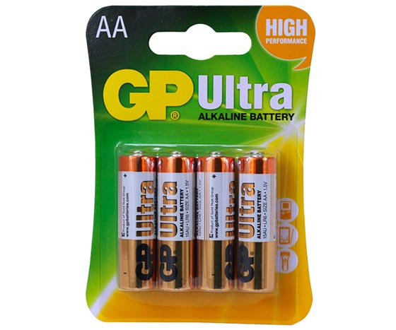 GP 15AU ALKALİN 1.5V AA KALEM PİL (4LÜ) PAKET FİYAT (4812)